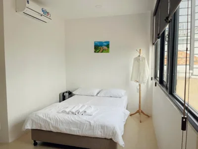 Chambre double avec terrasse — Yen Minh Binh Thanh